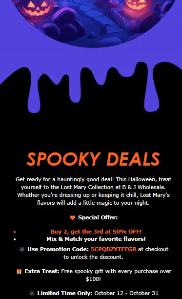 🎃👻 Spooktacular Halloween Sale: Embrace the Magic with the Lost Mary Collection! 👻🎃