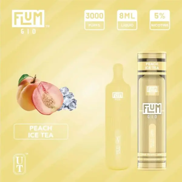 FLUM GIO PEACH ICE TEA DISPOSABLE VAPE