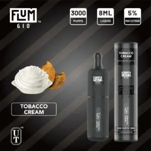 FLUM GIO TOBACCO CREAM (Changed to New Packaging Float Tobacco Same Taste as Gio Tobacco Cream)