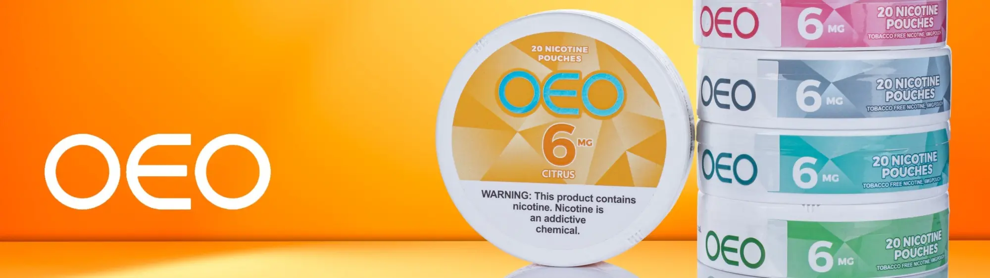 OEO nicotine pouches review – 20 pouches per can in 3 mg, 6 mg and 9 mg