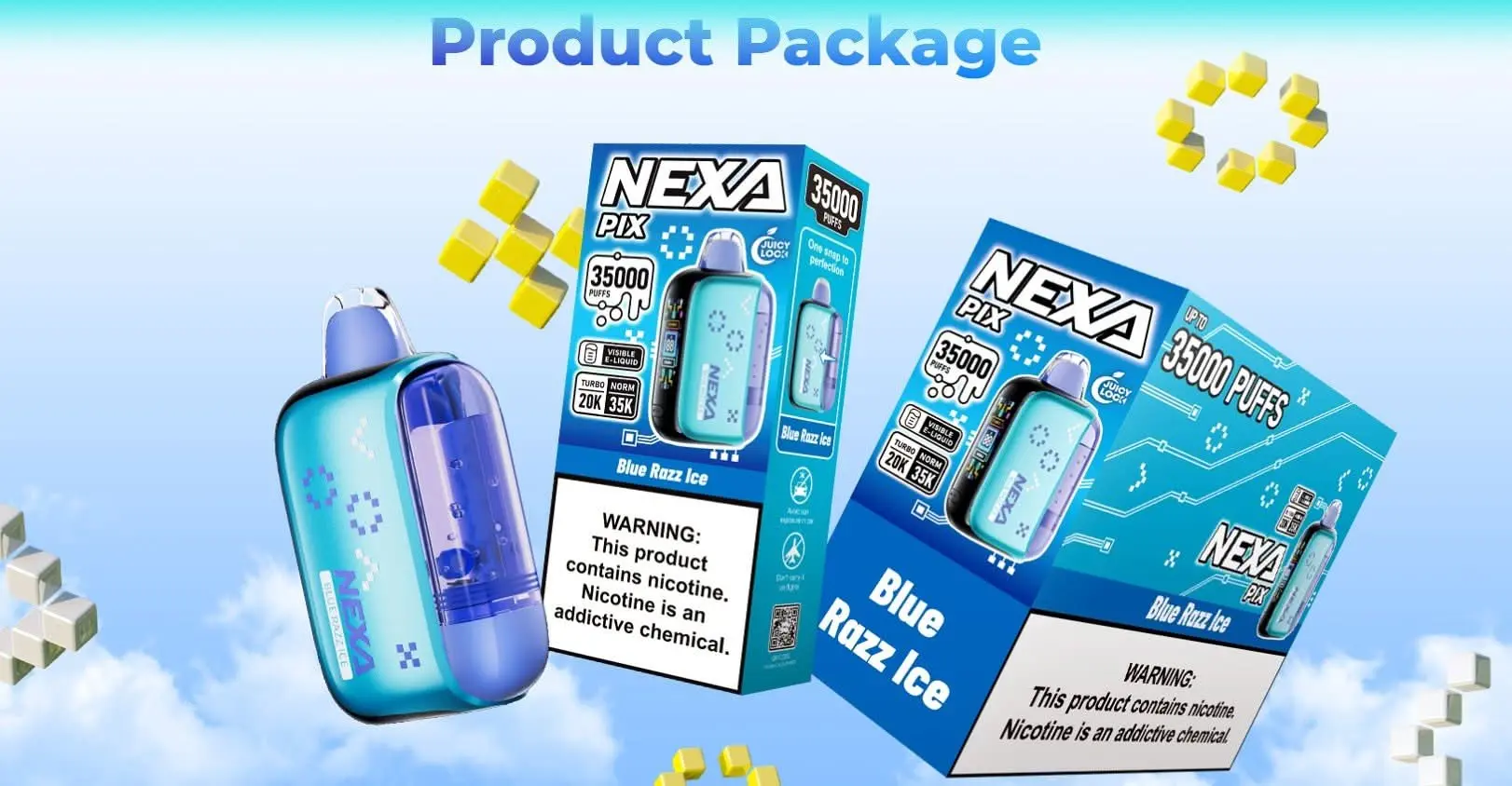 NEXA PIX 35K Disposable Vape – 35,000 Puffs, Rechargeable