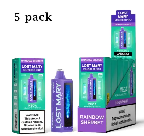 Lost Mary MO20000 Pro 5-Pack Bundle - 20K Puffs | 21+ Ship