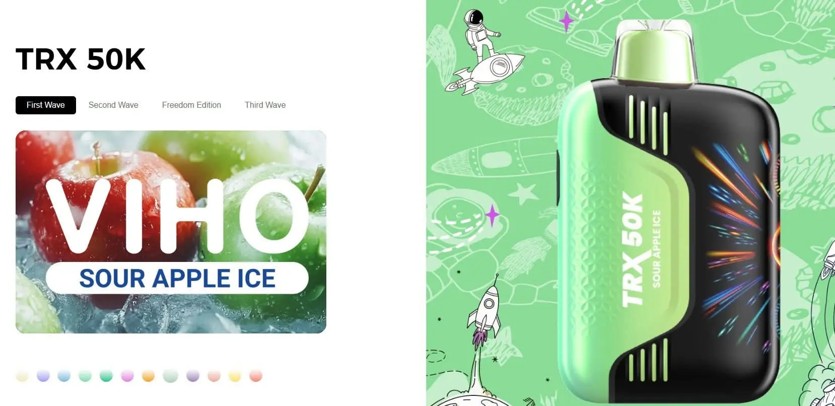 VIHO TRX Disposable Vape - 50K Puffs