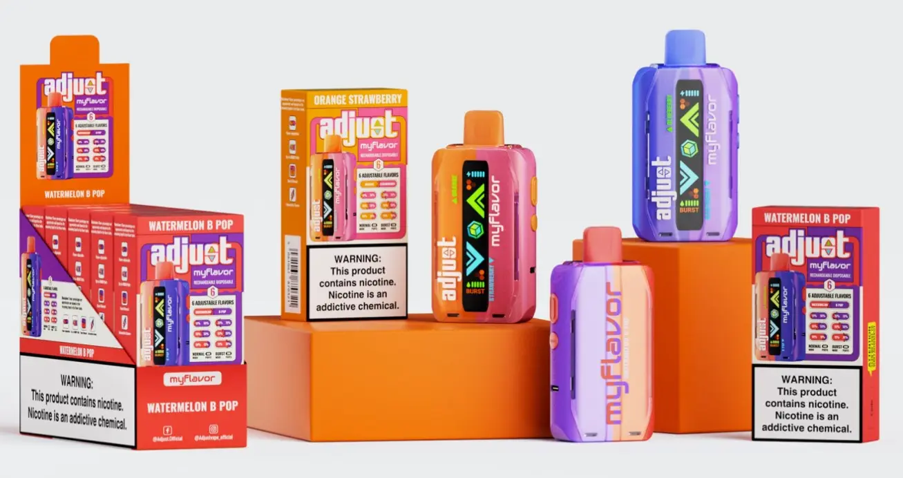 Adjust MyFlavor 40K 5-Pack – 40K Puffs, Adjustable Flavor | 5 for $72
