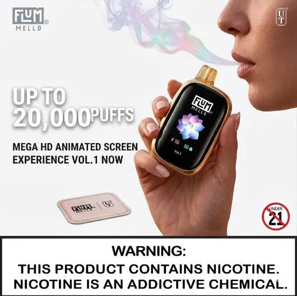 FLUM MELLO DISPOSABLE VAPE 5% NICOTINE - 10 PCS BUNDLE