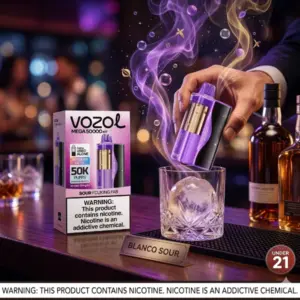 VOZOL Mega 50000 Disposable Kit – 50K Puffs, 3D Mega Screen, Dual Mesh (VOZOL & Foger Pod Compatible)