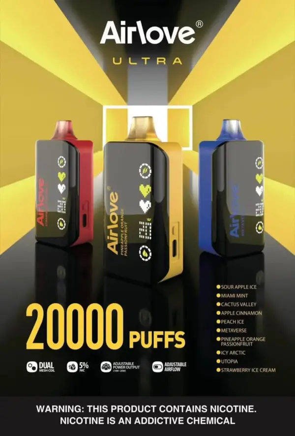 AIR LOVE ULTRA 20K DISPOSABLE VAPE