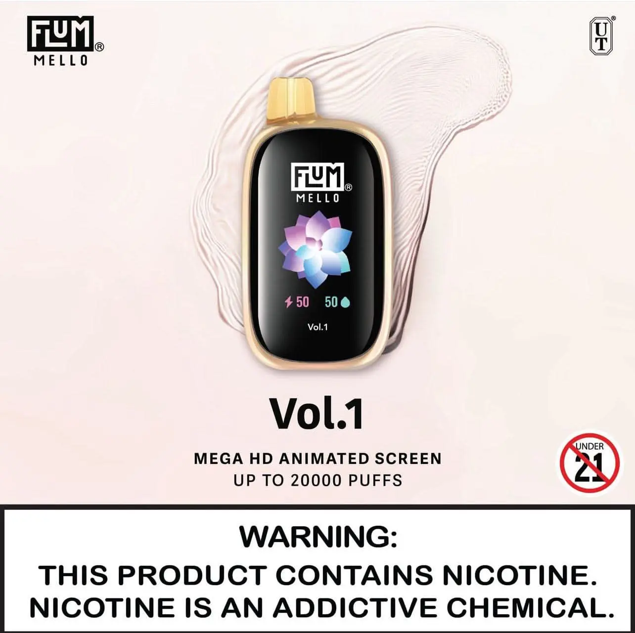 FLUM MELLO DISPOSABLE VAPE 5% NICOTINE