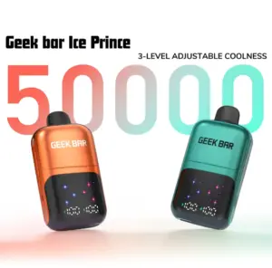 Geek Bar Ice Prince 50K Disposable Vape – 50,000 Puffs, 15 Ice Flavors