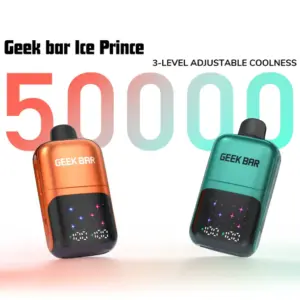Geek Bar Ice Prince 50K Disposable Vape – 50,000 Puffs, 15 Ice Flavors