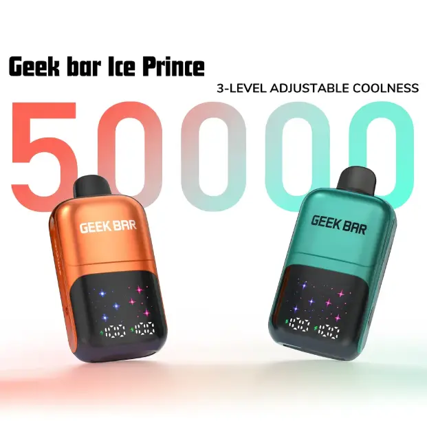 Geek Bar Ice Prince 50K Disposable Vape – 50,000 Puffs, 15 Ice Flavors