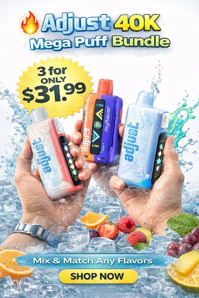 Adjust 40K Vape Bundle | MyCool + MyFlavor + MySweet 3 for $31.99