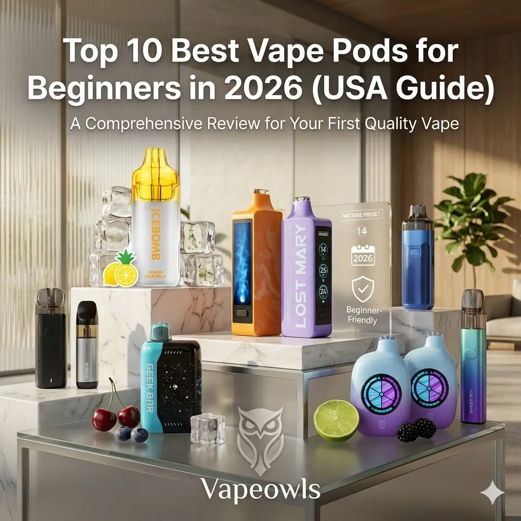Top 10 Best Vape Pods for Beginners in 2026 (USA Guide)