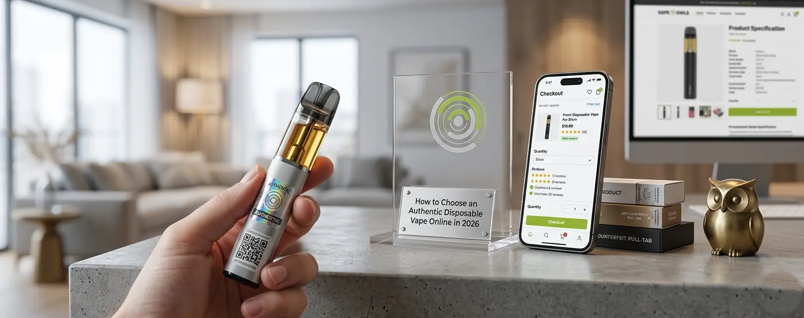 Authentic disposable vape buying guide – checking the box, specs and verification code
