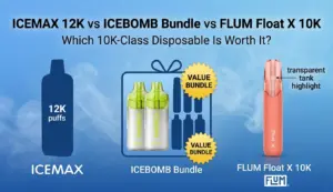 IceMax 12K vs. IceBomb Bundle vs. Flum Float X 10K Which Rechargeable Disposable Wins in 2026