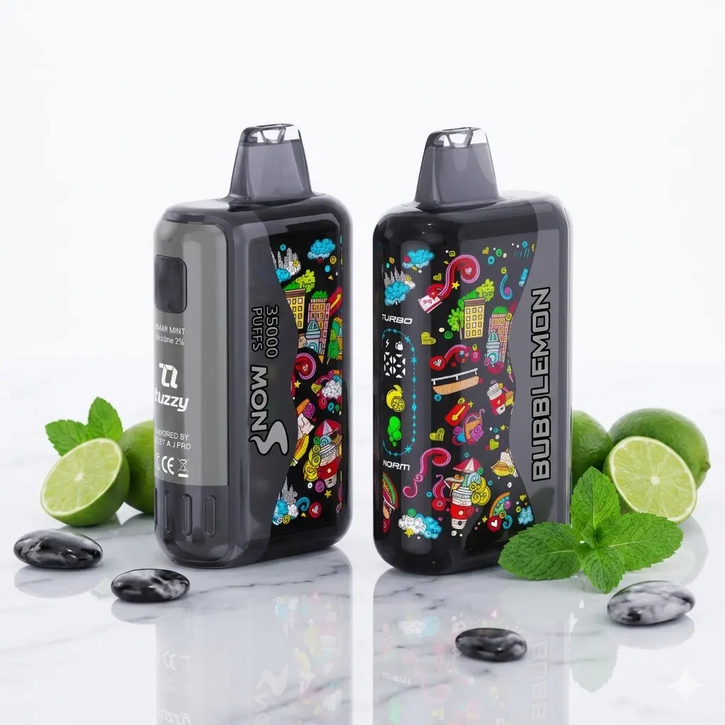 Bubblemon Graffiti Tuzzy 35K Disposable Vape – 35,000 Puffs, Rechargeable, 15 Flavors, 2% Nic, 21+