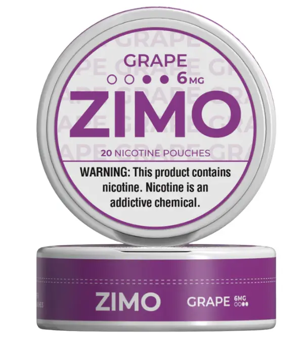ZIMO Nicotine Pouches – 3mg, 6mg & 8mg, 20 Pouches per Can, Tobacco-Free, 21+
