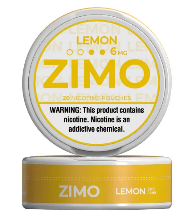 ZIMO Nicotine Pouches – 3mg, 6mg & 8mg, 20 Pouches per Can, Tobacco-Free, 21+