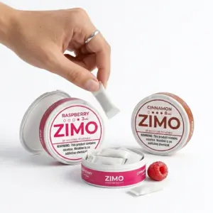 ZIMO Nicotine Pouches – 3mg, 6mg & 8mg, 20 Pouches per Can, Tobacco-Free, 21+