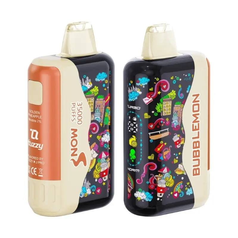 Bubblemon Graffiti Tuzzy 35K Disposable Vape – 35,000 Puffs, Rechargeable, 15 Flavors, 2% Nic, 21+