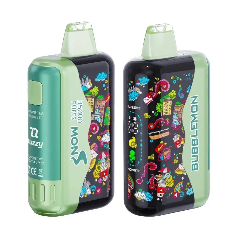 Bubblemon Graffiti Tuzzy 35K Disposable Vape – 35,000 Puffs, Rechargeable, 15 Flavors, 2% Nic, 21+
