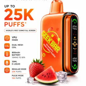 Geek Bar Pulse 2 25K Disposable Vape – 25,000 Puffs, Rechargeable USB-C, 5 Flavors, 5% Nic, 21+