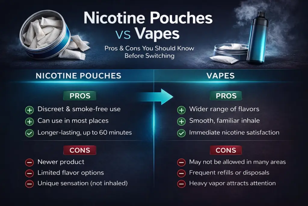 Nicotine Pouches vs Vapes: Why Some Vapers Are Switching in 2026