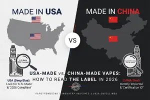 USA-Made vs. China-Made Vapes: How to Read the Label in 2026