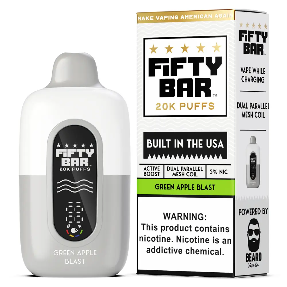 Fifty Bar 20K Frozen Apple disposable vape
